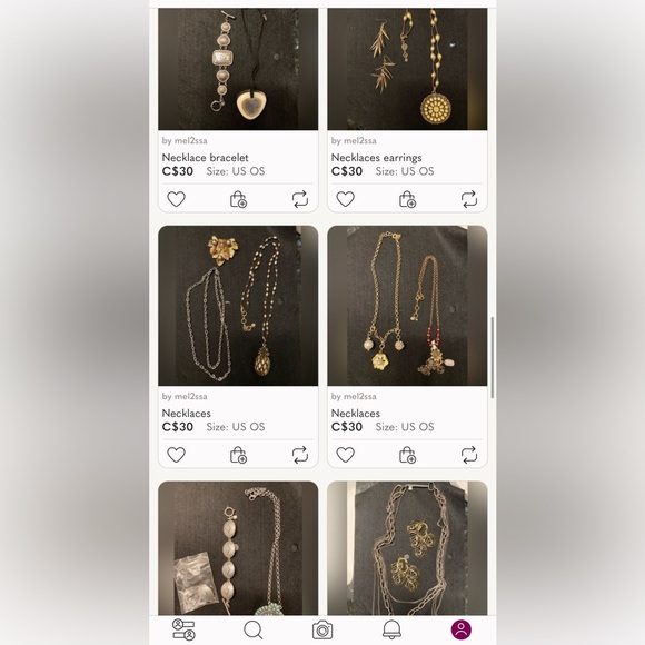 A bag of jewelry - Picture 4 of 5